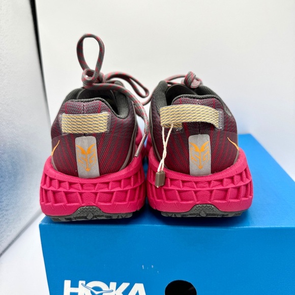 NWT Hoka Speedgoat 4 Women’s Trail Running Shoes Castlerock Paradise Pink - Picture 10 of 16